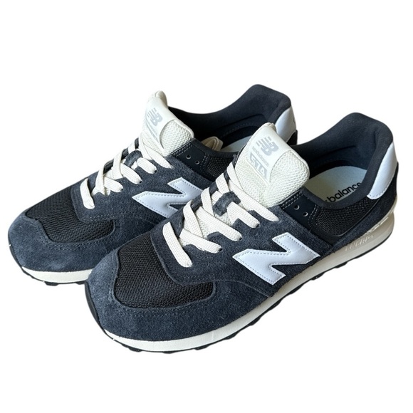 NWOT - New Balance 574 NB Phantom Black Unisex Casual Lifestyle Shoes - Size 11 - Picture 2 of 6